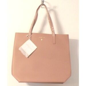 MICHAEL Michael Kors Perfume Pink Faux Leather Promo Tote Shoulder Bag Large